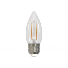 Лампочка светодиодная  LED-C35-9W/3000K/E27/CL PLS02WH картон