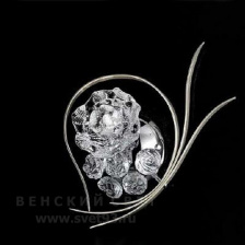 Бра 426/1A Chrome Transparent IDL Италия  25W  Хром Bouquet