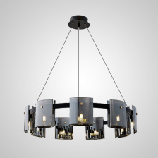 Подвесная люстра JANICE D80 Black Grey