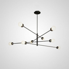 Люстра на штанге SALME L8 B Black