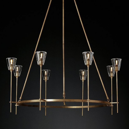 Люстра TORCHE DE VERRE Round Chandelier 8 фото 1