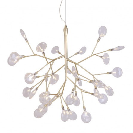 Светильник подвесной Crystal Lux EVITA SP36 GOLD/TRANSPARENT фото 2
