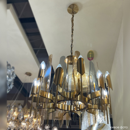 Люстра Crystal Lux CASA SP-PL12 BRASS фото 5