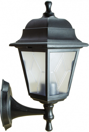 Настенный фонарь уличный  UUL-A01S 60W/E27 IP44 BLACK фото 1