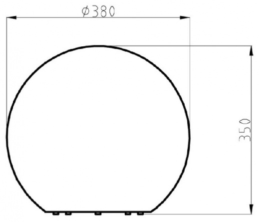 Наземный светильник Ball light 836934 фото 2