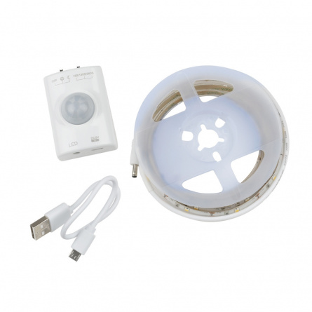 Светодиодная лента  ULS-R21-2,4W/4000K/1,0M/RECH SENSOR Smart Light блистер фото 1