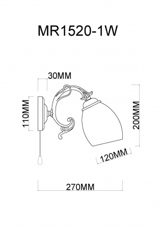 Бра Biene MR1520-1W фото 2