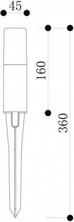 Грунтовый светильник Talpa O416FL-L3GR3K фото 3