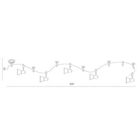Трековая система в сборе Rail Kits A3057PL-6BK фото 2