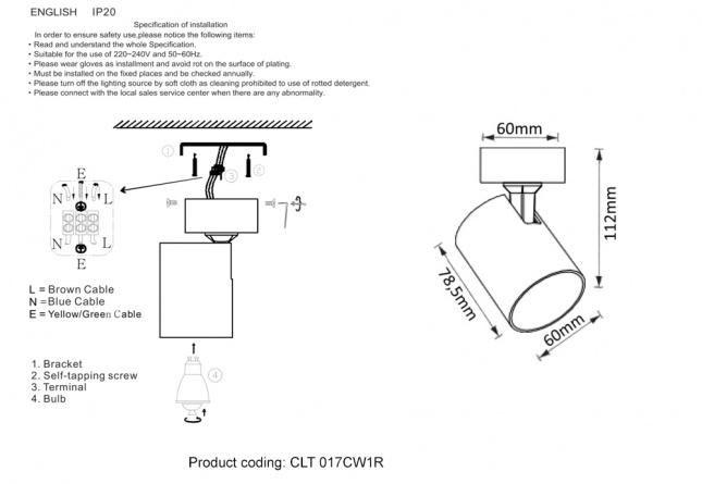 Бра Crystal Lux CLT 010W100 WH фото 60