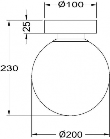 Настенно-потолочный светильник Basic form MOD321WL-01B1 фото 2